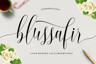 Blussafir Script: Where Modern Calligraphy Meets Professional Polish