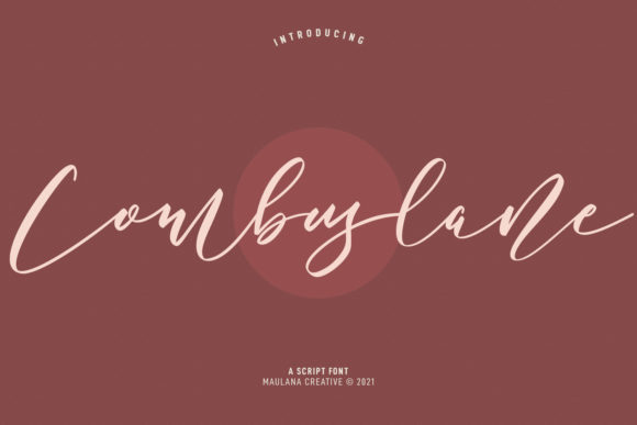 Combuslane Script: A Fresh Take on Luxurious Handwriting