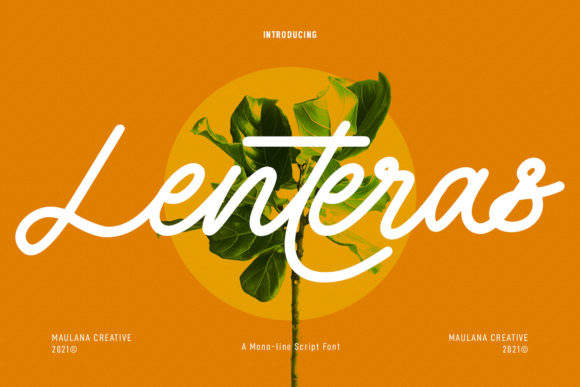 Exploring Lenteras Monoline Script for Modern Branding