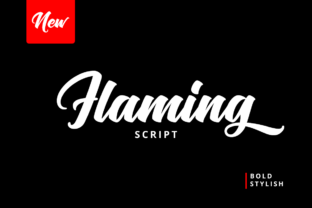 Flaming Script: A Bold Handwritten Font for Impactful Design