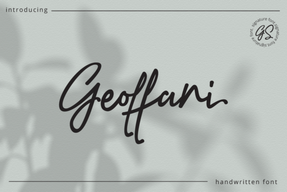 Geoffani Script: A Stylish Typeface for Modern Branding