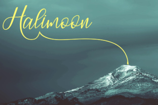 Halimoon Script: The Romantic Script for Modern Designers