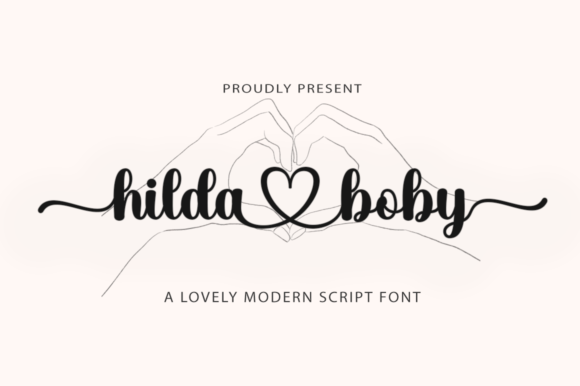 Hilda Boby Script: A Sweet Calligraphic Typeface for Creative Projects