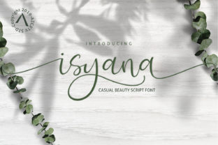 Isyana Script: A Cool and Light Script Font for Authentic Design