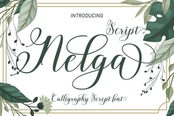 Nelga Script: Where Handwritten Charm Meets Professional Polish