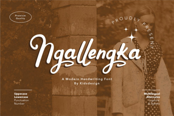 Ngallengka Script: Adding Vintage Charm to Modern Designs