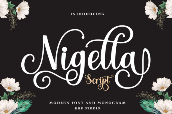 Nigella Script: Crafting Elegance in Modern Design