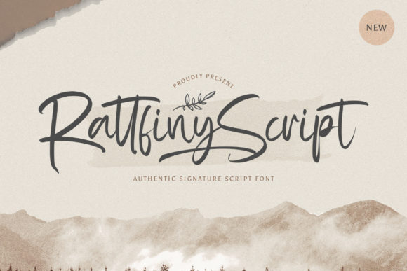 Rattfiny Script: A Flowing Handwritten Font for Modern Designs