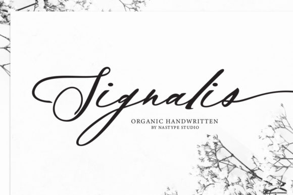 Signalis Script: A Modern Font for Elegant Projects