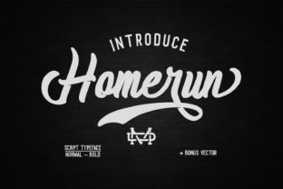 Swing for the Fences with the Homerun Script Font