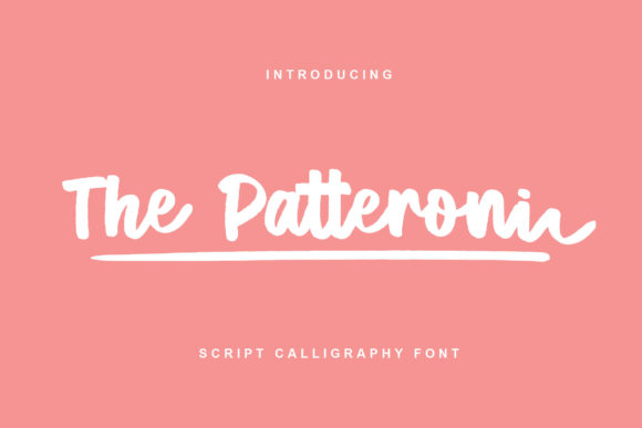 The Patteroni Script: A Friendly Handwritten Font for Modern Creators