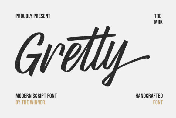 The Spontaneous Elegance of Gretty Script